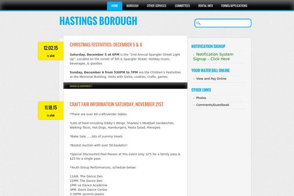 Newsworthy theme site design template sample