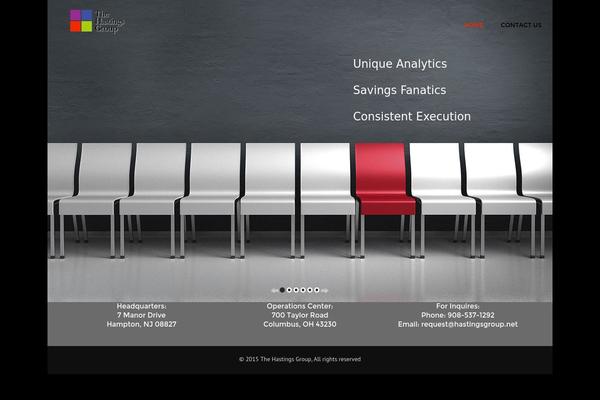 Constructo theme site design template sample