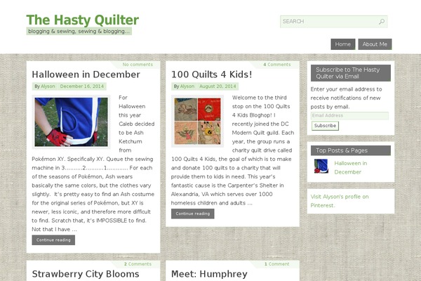 Parabola theme site design template sample