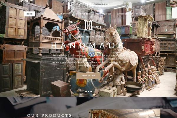 Creator theme site design template sample