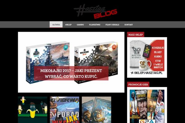 Maginess theme site design template sample