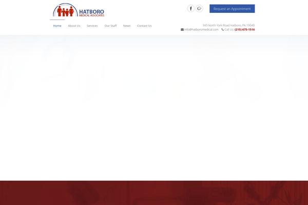 Medical Doctor theme site design template sample