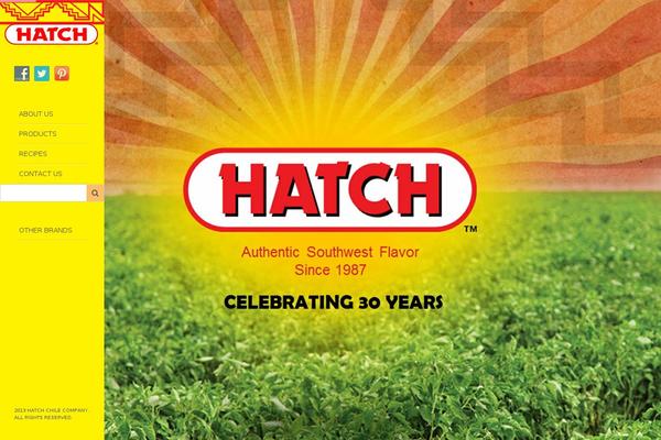Hatch theme site design template sample