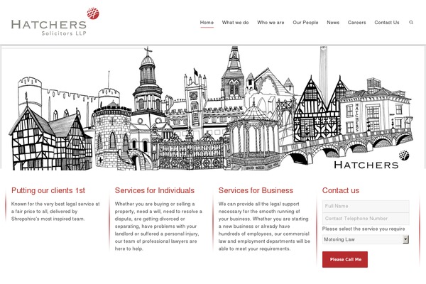 hatchers.co.uk site used Hatchers