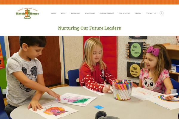 Kinder theme site design template sample