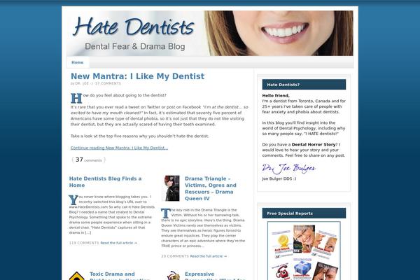 Thesis 1.8.5 theme site design template sample