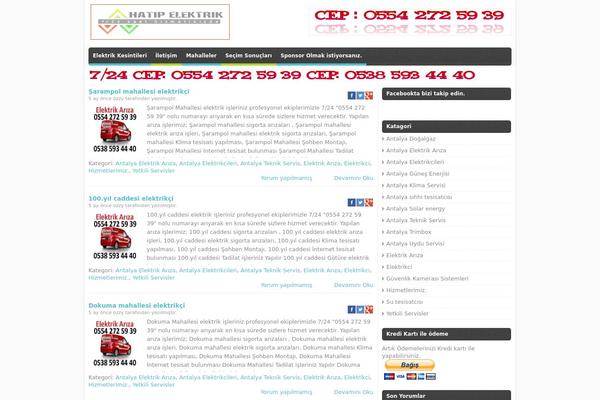 hatipelektrik.com site used Burakisci V4