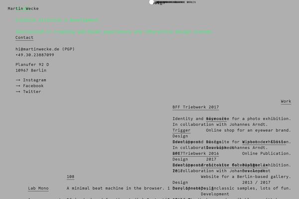 hatsumatsu.de site used Martinwecke2016