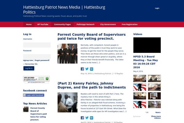 Advanced Newspaper theme site design template sample