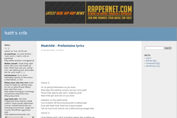 F2 theme site design template sample