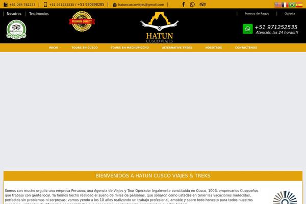hatuncuscoviajes.com site used Hatuncuscoviajes