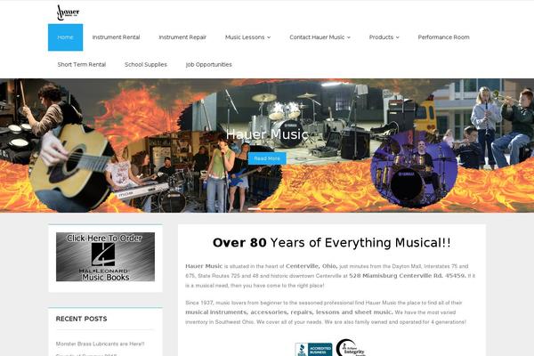 Melos theme site design template sample