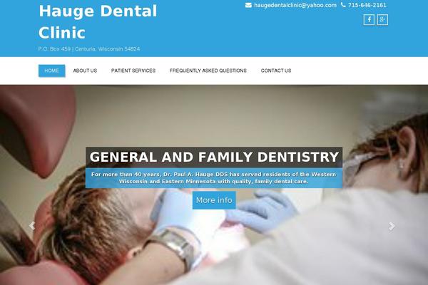 Enigma theme site design template sample