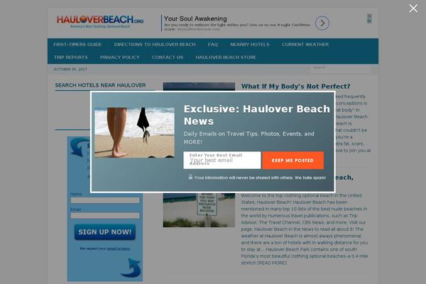 hauloverbeach.org site used MH Magazine