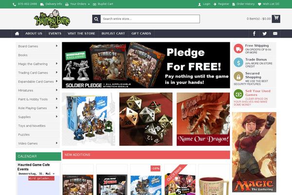 Site using Cromax plugin