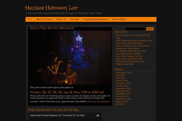 hauntedhalloweenlair.com site used Haunted-house