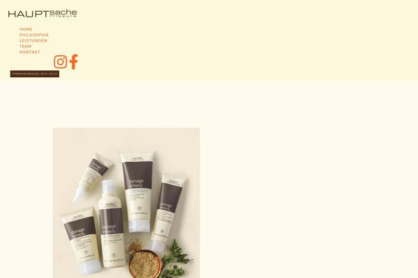 Stockholm Child theme site design template sample