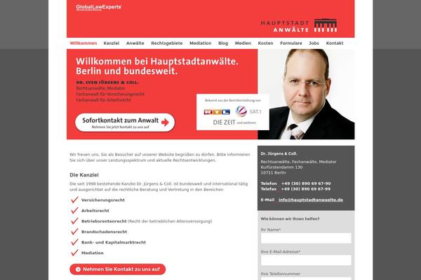 Thesis 1.8.5 theme site design template sample
