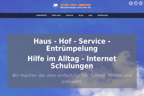 Sunrise theme site design template sample
