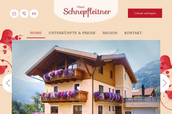 Strappress theme site design template sample