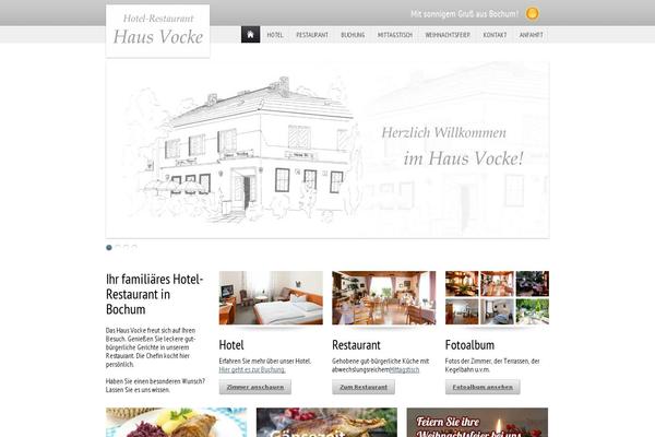Paradisehotel theme site design template sample