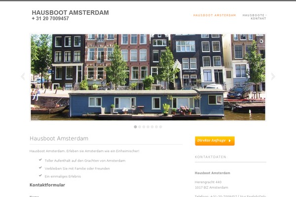 The Cotton theme site design template sample