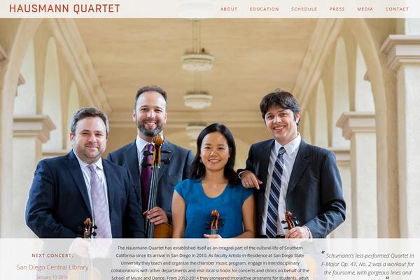 Hausmann theme site design template sample