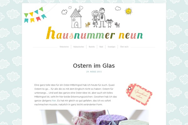 hausnummerneun.de site used Blissful-blog