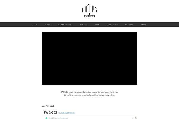 Roots theme site design template sample