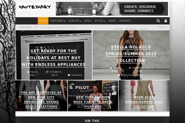 Valenti theme site design template sample