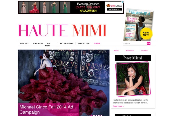 haute theme websites examples