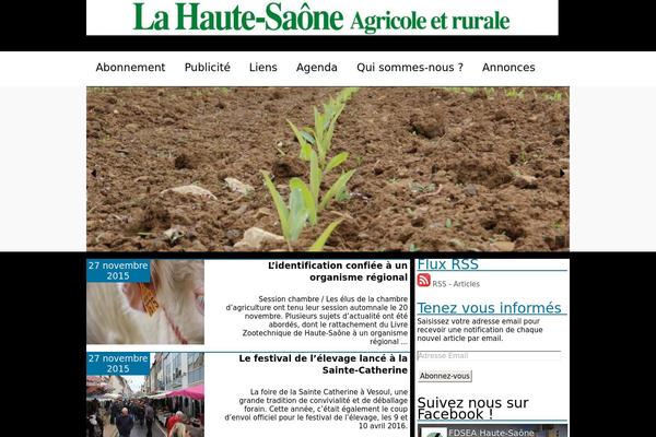 News Magazine theme site design template sample