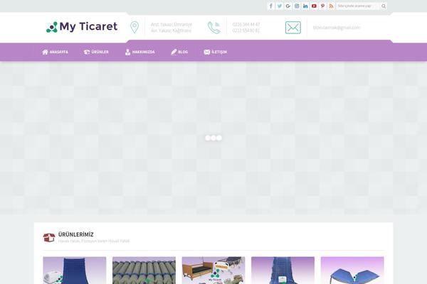Yakamoz theme site design template sample
