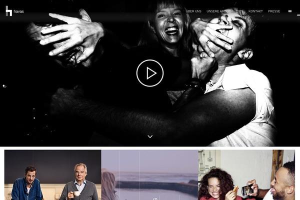 Havas theme site design template sample