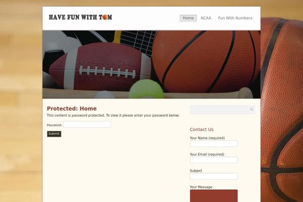 Tanjun theme site design template sample