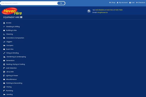 Hh theme site design template sample