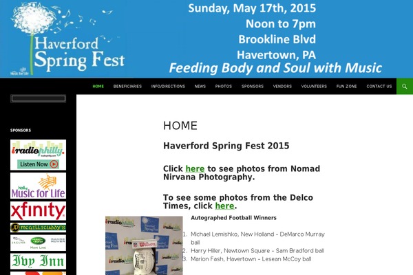 Site using Announcer plugin