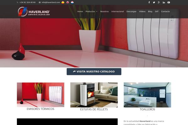 haverland.com site used Jupiter Child