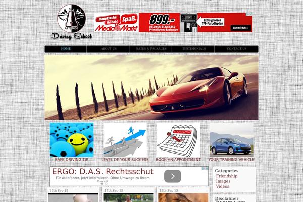 Fotogram theme site design template sample