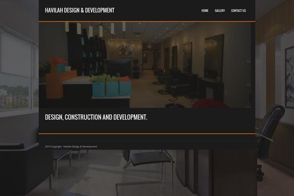 Dysania theme site design template sample