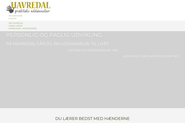 havredal.dk site used Erhvervshjemmesider-child