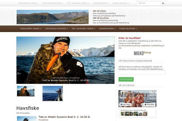 havsfiske.biz site used Temat
