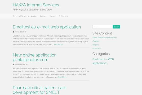 Flat-bootstrap-child theme site design template sample