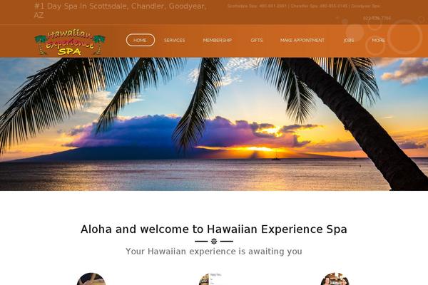 Spa Lab theme site design template sample
