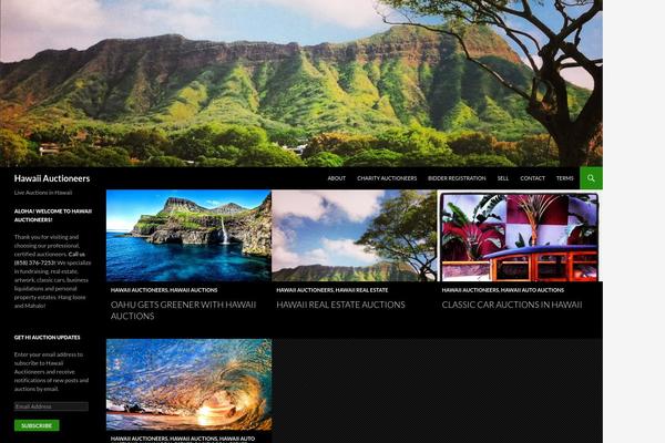 Twenty Fourteen theme site design template sample