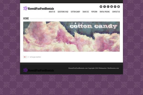 Backstreet theme site design template sample