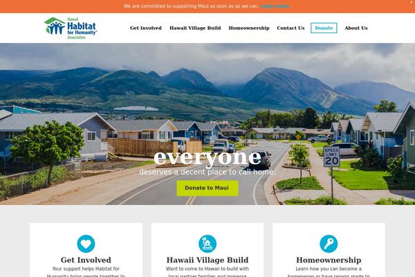 Goodwish theme site design template sample