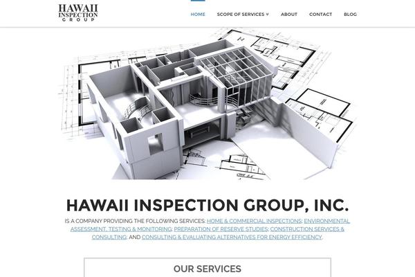 X Child theme site design template sample