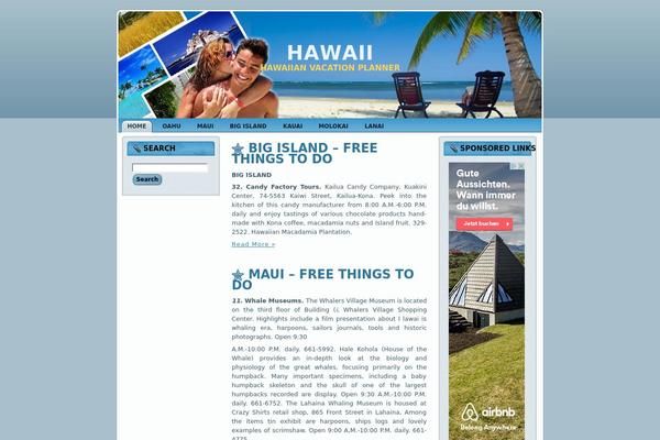 MyTravel theme site design template sample