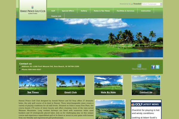 Gen theme site design template sample